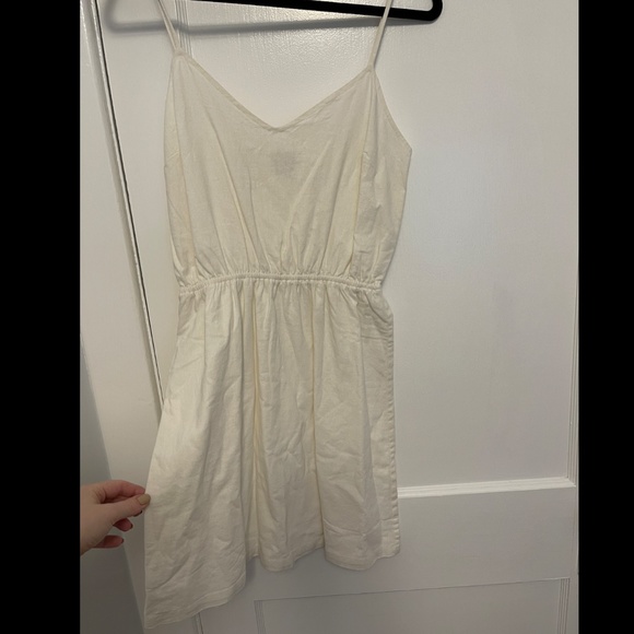 White Linen Blend dress - J.Crew - Never Worn - Size S - Picture 4 of 6